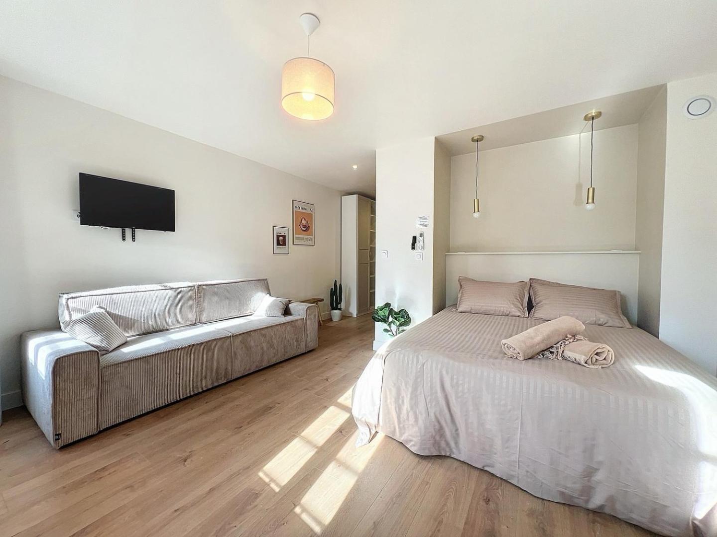 Charmant Appartement - Avec Balcon & Climatisation - Les Freres De La Loc' 马赛 外观 照片